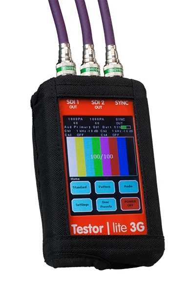 Lynx Testor PTG-1802 lite 3G SDI Testbildgenerator Pattern, inkl. Tasche Lynx Testor PTG-1802 lite 3G SDI Testbildgenerator Pattern, inkl. Tasche
